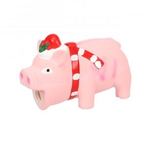 Juguete  latex Navidad cerdo