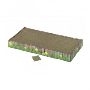 Rascador de carton grande, 48 x 25 x 5 cm