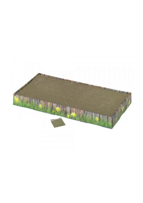 Rascador de carton grande, 48 x 25 x 5 cm