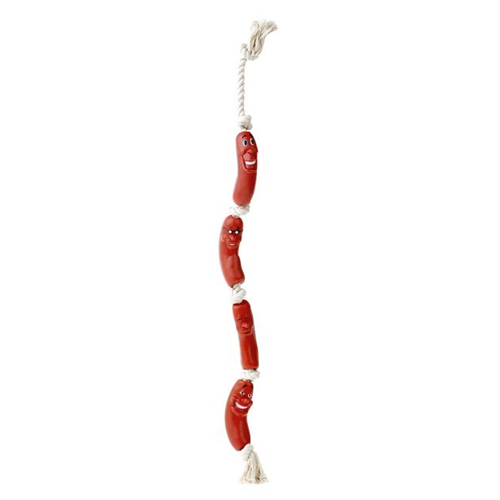 Vinyl Sausage Rope Tug