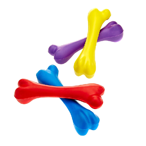 Solid rubber bone large