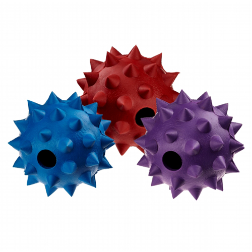 Rubber spike ball with bell large