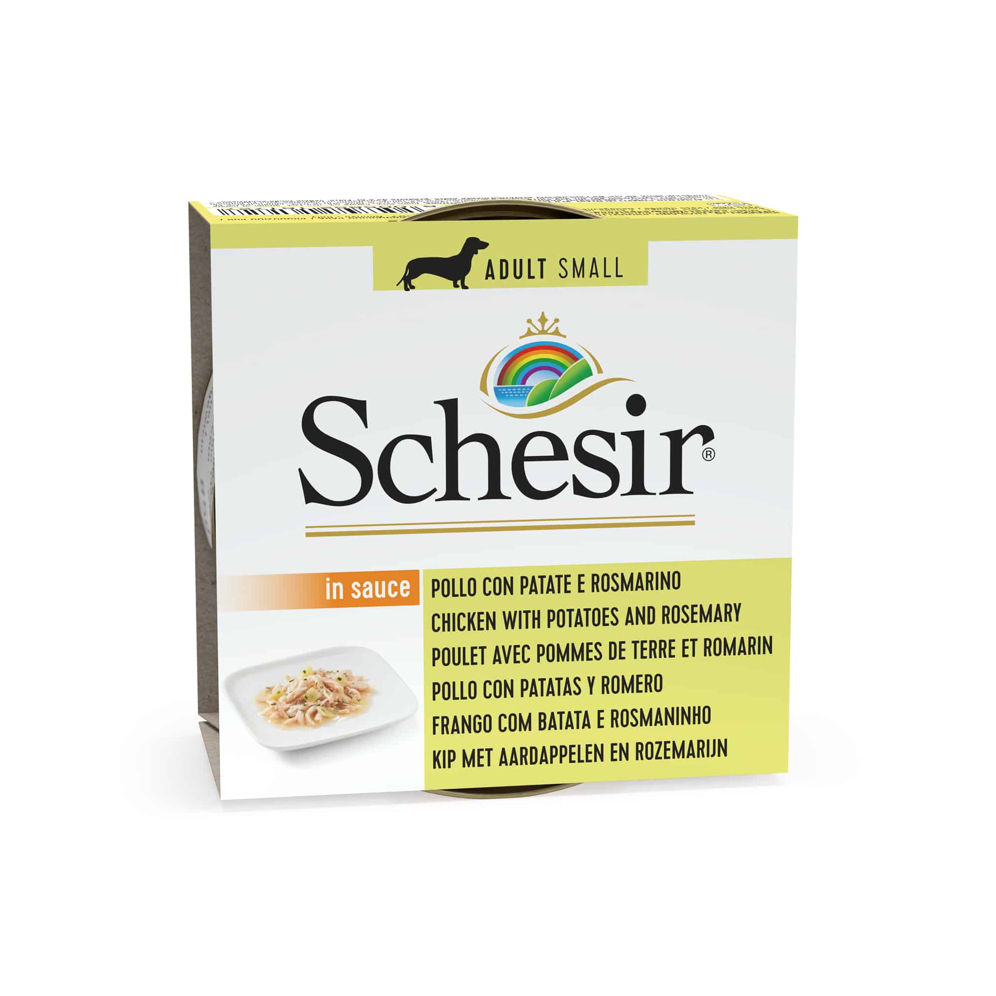Schesir Lata perro 85 gr pollo con patatas y romero