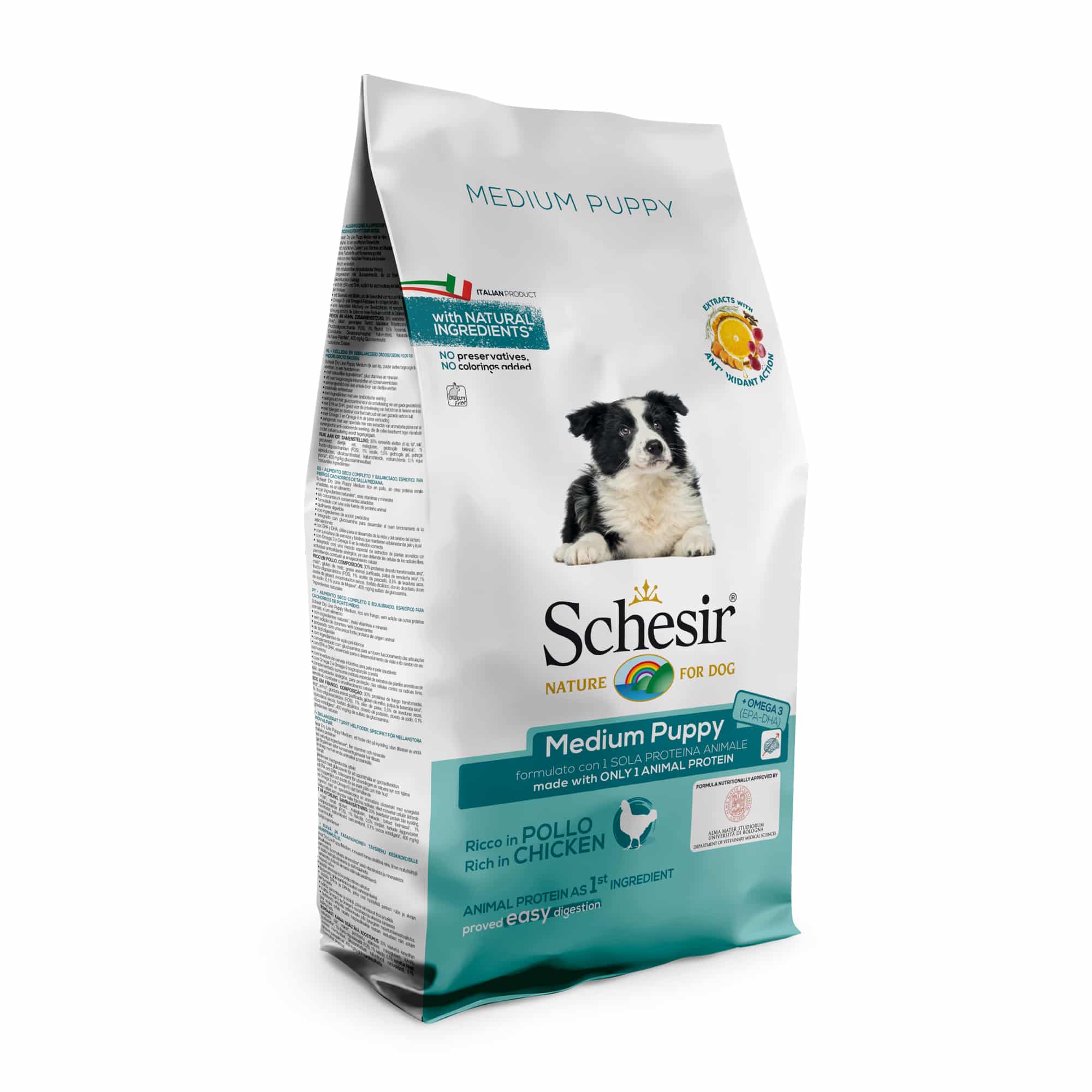 Schesir Medium puppy con pollo 12kg