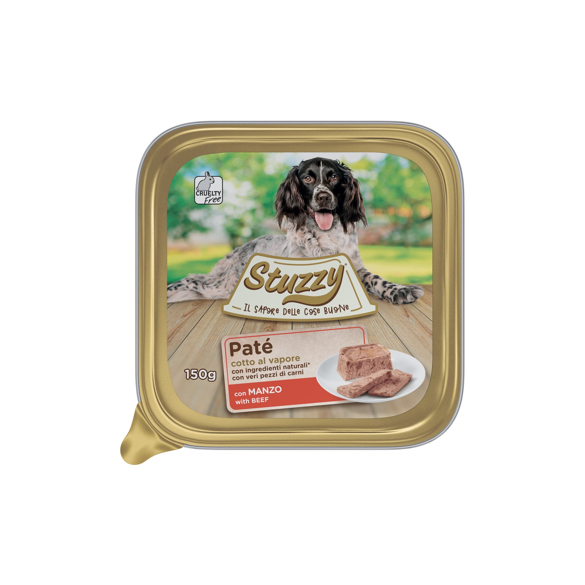 Mister Stuzzy Dog Tarrinas Aluminio Buey 150 gr