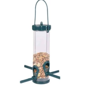 silo comedero semillas survival m plastico 22,5x22,5x34,6cm