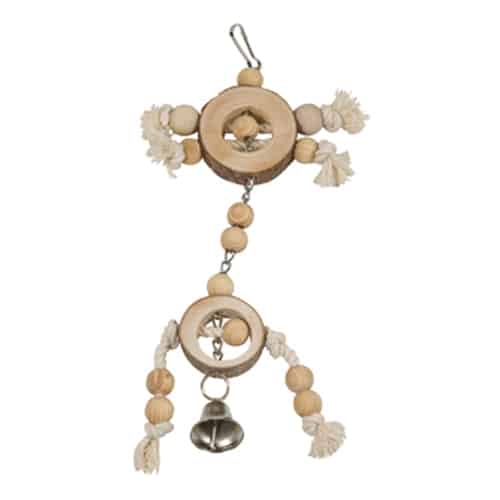 Juguete de madera con barras