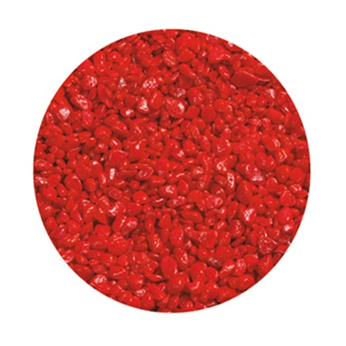 Arena acuario neon rojo