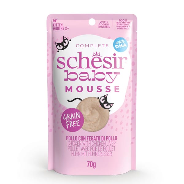 schesir pouch baby mousse pollo con higado de pollo