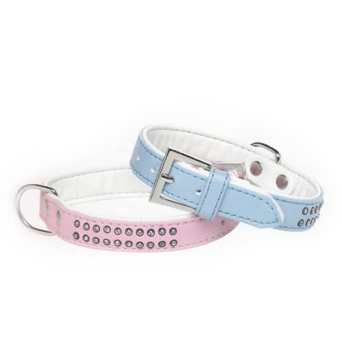 Collar diamantes 2 filas