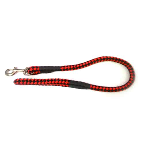 Correa roja negra nylon