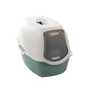bandeja tapada para gato lexie verde