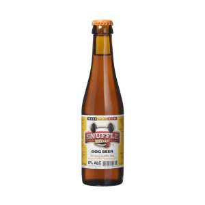 cerveza para perros sabor pollo 25 cl en botella