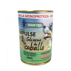 lata perro impulse 400 gr caballo
