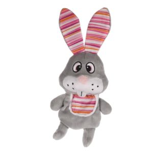 juguete conejo felpa gris