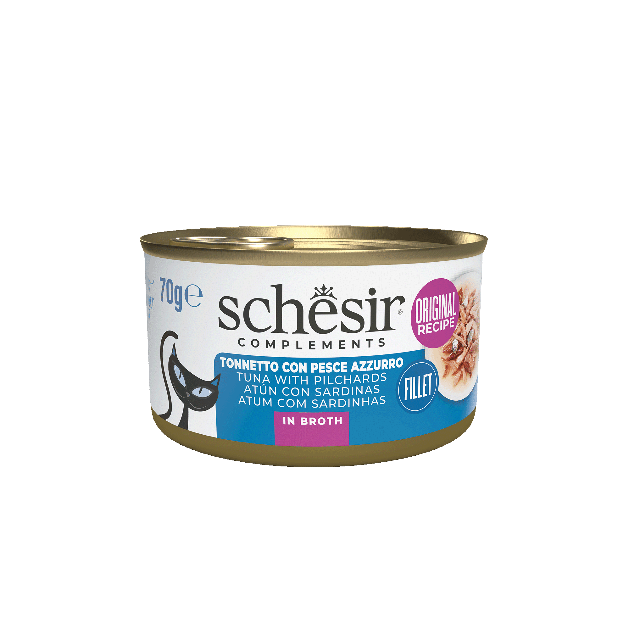 schesir lata atún con pescado azul caldo 70g