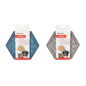 tapete hexagonal de silicona para lamer o comer snacks