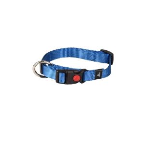 Collar Ziggi 15 mm azul marino ( talla S )