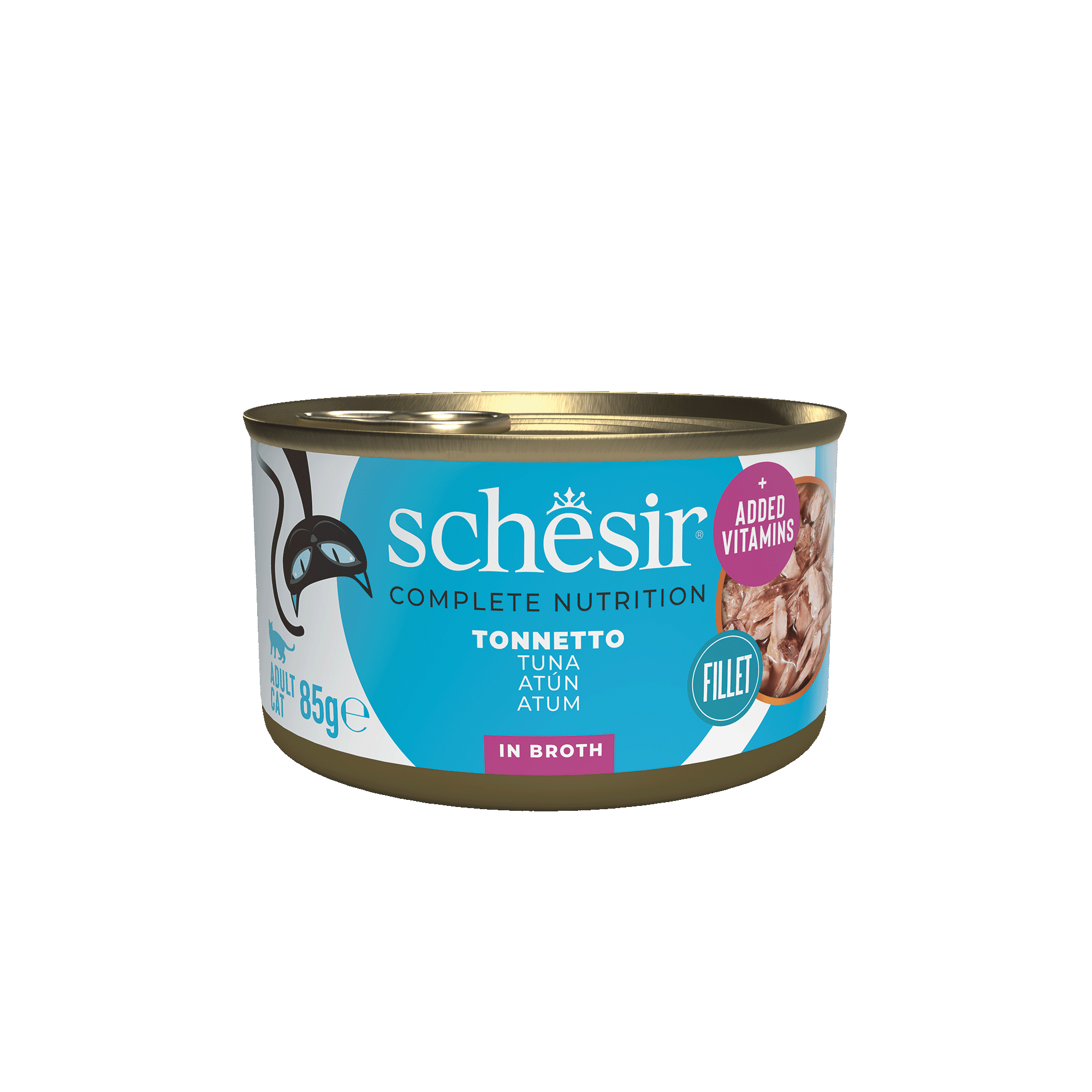 Schesir Lata Atún al natural alimento completo 85g