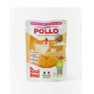 REAL BOWL GATO POLLO FRESCO 80 GR