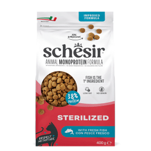 SCHESIR PIENSO ANIMAL PROTEIN ESTERELIZADO PESCADO 400 GR