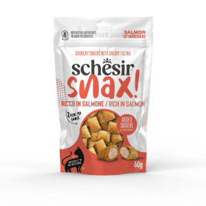 SCHESIR SNACK SNAX¡ SALMÓN 60 GR