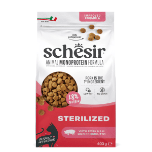 SCHESIR PIENSO ANIMAL PROTEIN ESTERELIZADO JAMÓN 400 GR