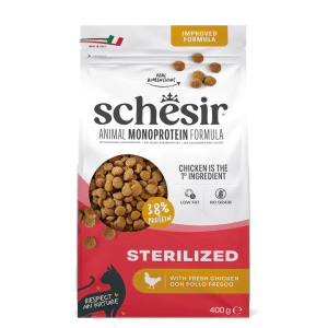 SCHESIR PIENSO ANIMAL PROTEIN ESTERELIZADO POLLO 400 GR