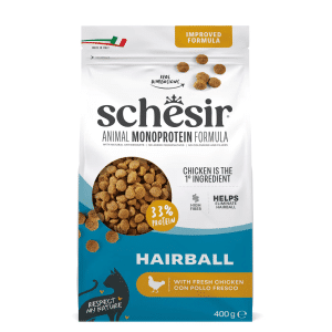 SCHESIR PIENSO ANIMAL PROTEIN HAIRBALL 400 GR