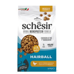 SCHESIR PIENSO ANIMAL PROTEIN HAIRBALL 1,5 KG