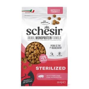 SCHESIR PIENSO ANIMAL PROTEIN ESTERELIZADO JAMÓN 1,5 KG