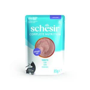SCHESIR SOBRES 85 gr ATÚN EN MOUSSE NUTRICIÓN COMPLETA