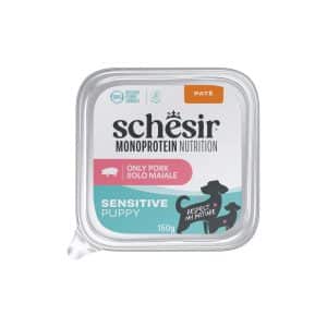SCHESIR MONOPROTEIN PUPPY JAMÓN TARRINA 150 GR
