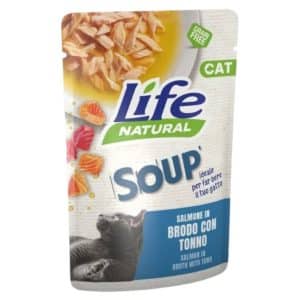 SOPA LIFE CAT SALMÓN CON ATÚN  60 gr