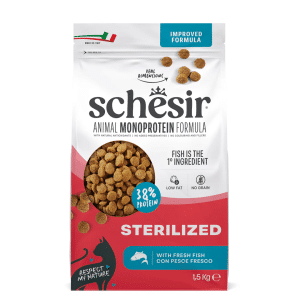 SCHESIR PIENSO ANIMAL PROTEIN ESTERELIZADO PESCADO 1,5 kg