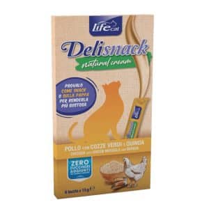 CREMA LIFE CAT POLLO CON QUINOA  6X15 GR